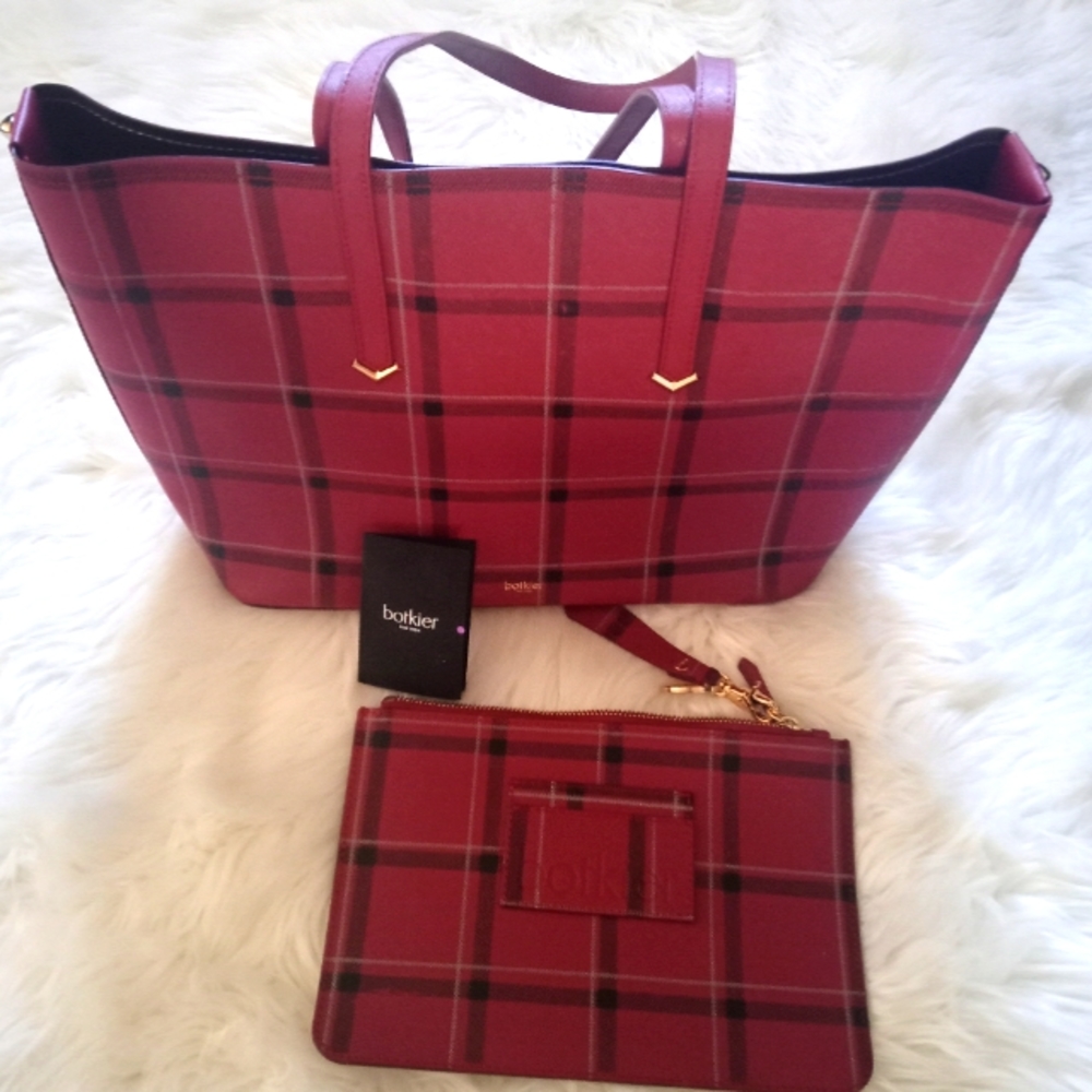 Red/ black Botkier New York Tote